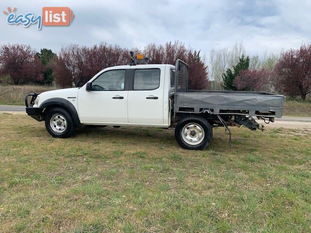 2008 FORD RANGER XL (4X4) PJ 07 UPGRADE UTE TRAY, 4 DOORS, 5 SEATS