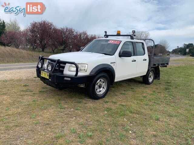 2008 FORD RANGER XL (4X4) PJ 07 UPGRADE UTE TRAY, 4 DOORS, 5 SEATS