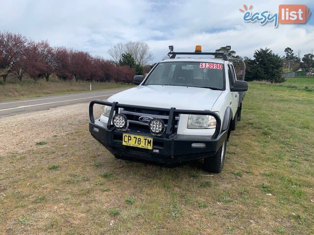 2008 FORD RANGER XL (4X4) PJ 07 UPGRADE UTE TRAY, 4 DOORS, 5 SEATS