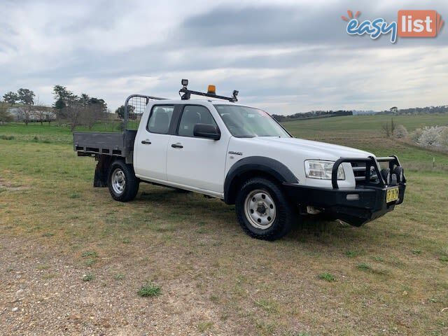 2008 FORD RANGER XL (4X4) PJ 07 UPGRADE UTE TRAY, 4 DOORS, 5 SEATS