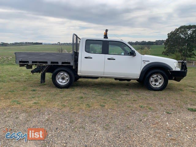 2008 FORD RANGER XL (4X4) PJ 07 UPGRADE UTE TRAY, 4 DOORS, 5 SEATS