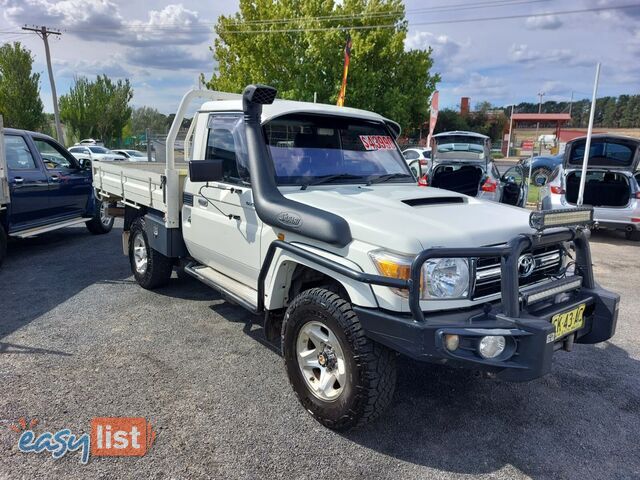2016 TOYOTA LANDCRUISER GXL (4X4) VDJ79R MY12 UPDATE UTE TRAY, 2 DOORS, 2 SEATS