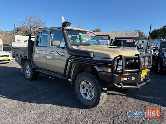 2019 TOYOTA LANDCRUISER GXL (4X4) VDJ79R UTE TRAY, 4 DOORS, 5 SEATS