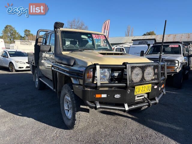 2019 TOYOTA LANDCRUISER GXL (4X4) VDJ79R UTE TRAY, 4 DOORS, 5 SEATS