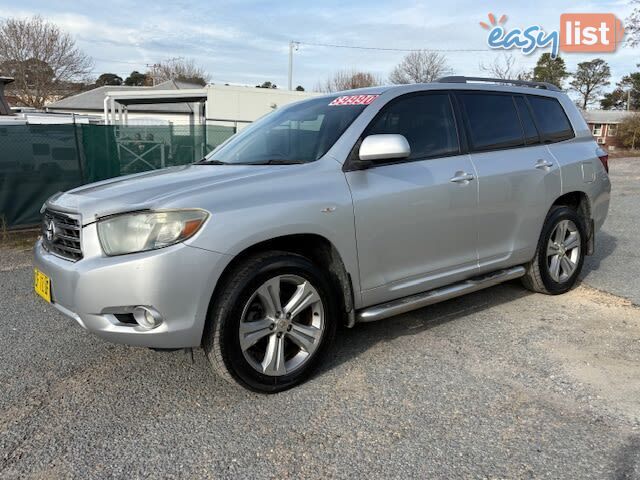 2008 TOYOTA KLUGER KX-S (4X4) GSU45R SUV, 4 DOORS, 7 SEATS