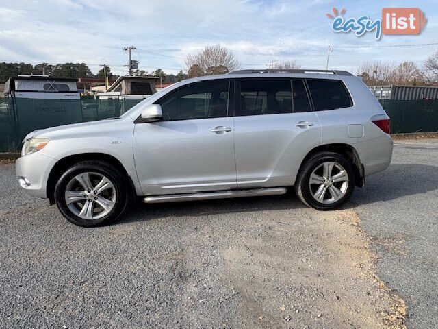 2008 TOYOTA KLUGER KX-S (4X4) GSU45R SUV, 4 DOORS, 7 SEATS