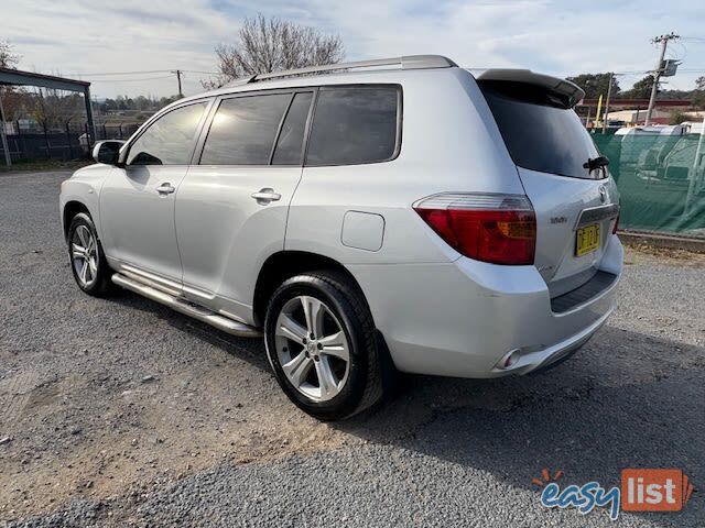 2008 TOYOTA KLUGER KX-S (4X4) GSU45R SUV, 4 DOORS, 7 SEATS