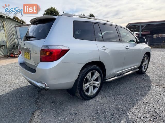 2008 TOYOTA KLUGER KX-S (4X4) GSU45R SUV, 4 DOORS, 7 SEATS