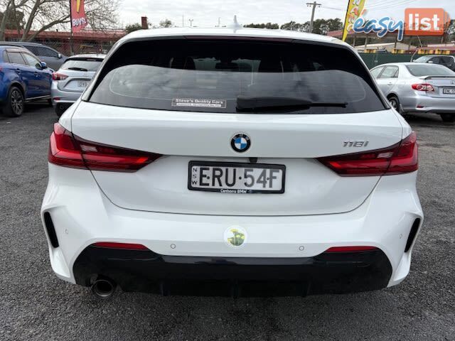 2022 BMW 118I SPORT F40 HATCH, 5 DOORS, 5 SEATS