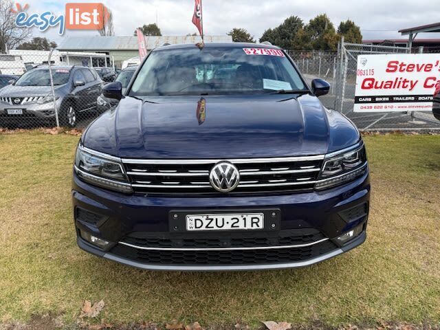 2018 VOLKSWAGEN TIGUAN 162 TSI HIGHLINE 5NA MY19 SUV, 4 DOORS, 5 SEATS