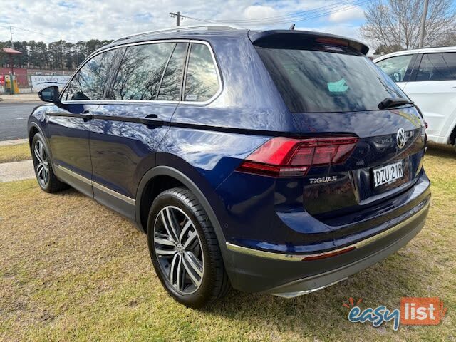 2018 VOLKSWAGEN TIGUAN 162 TSI HIGHLINE 5NA MY19 SUV, 4 DOORS, 5 SEATS