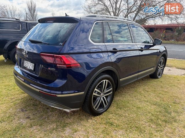 2018 VOLKSWAGEN TIGUAN 162 TSI HIGHLINE 5NA MY19 SUV, 4 DOORS, 5 SEATS