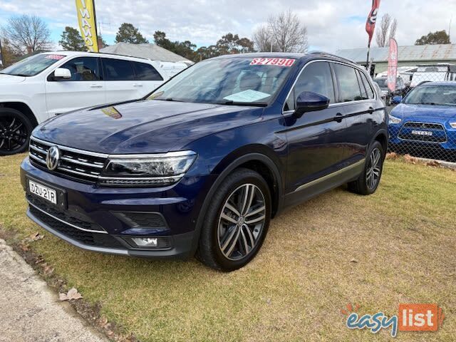 2018 VOLKSWAGEN TIGUAN 162 TSI HIGHLINE 5NA MY19 SUV, 4 DOORS, 5 SEATS