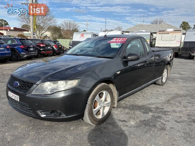2008 FORD FALCON (LPG) FG UTE TRAY, 2 DOORS, 2 SEATS