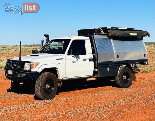 2009 TOYOTA LANDCRUISER GX (4X4) VDJ79R UTE TRAY, 2 DOORS, 3 SEATS