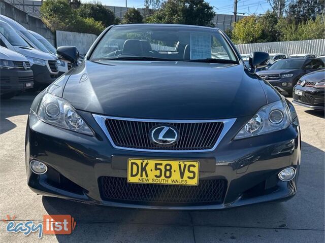 2011 LEXUS IS IS250CSPORTSLUXURY GSE20RMY10 CONVERTIBLE