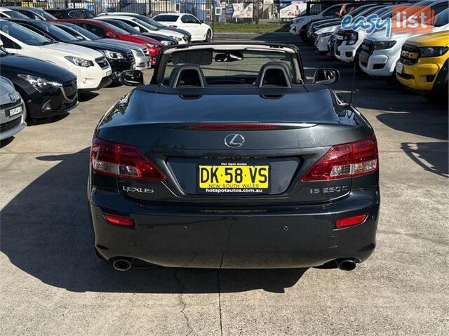 2011 LEXUS IS IS250CSPORTSLUXURY GSE20RMY10 CONVERTIBLE