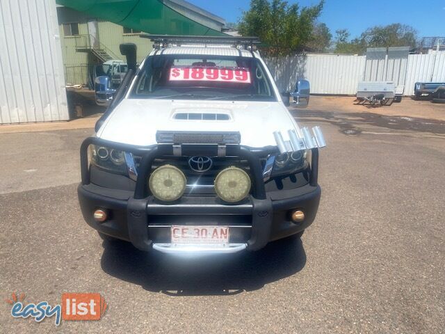 2012 Toyota Hilux SR (4X4) Ute Manual