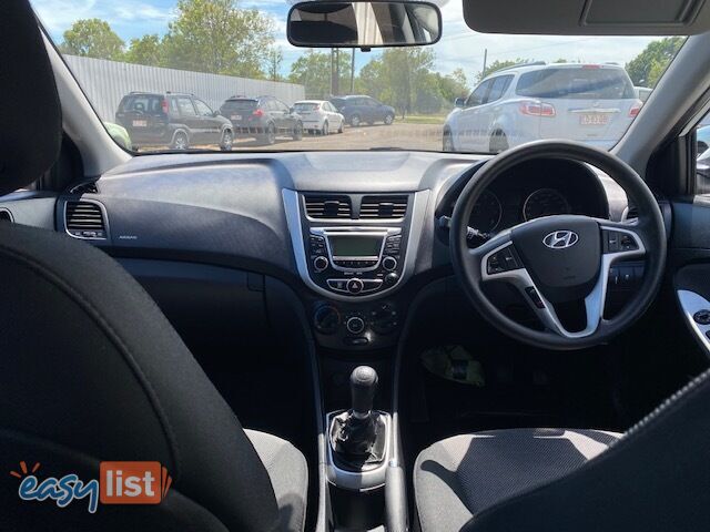 2012 Hyundai Accent Hatchback Manual