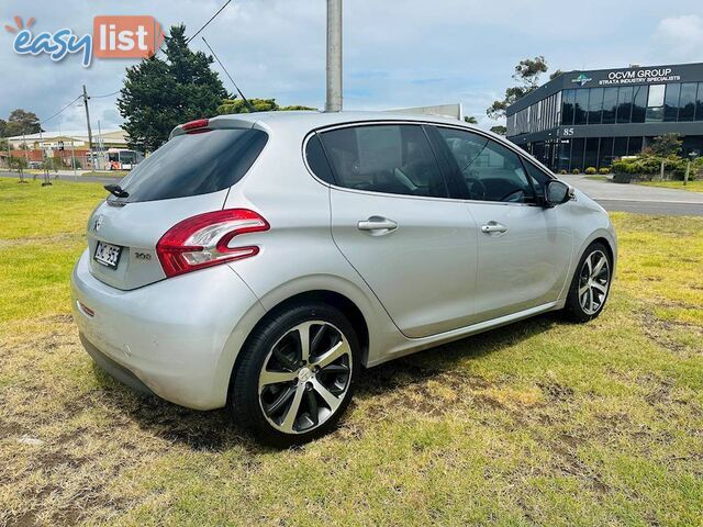 2012  PEUGEOT 208 Allure Premium A9 HATCHBACK