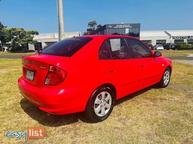 2005  HYUNDAI ACCENT GL LC MY04 HATCHBACK