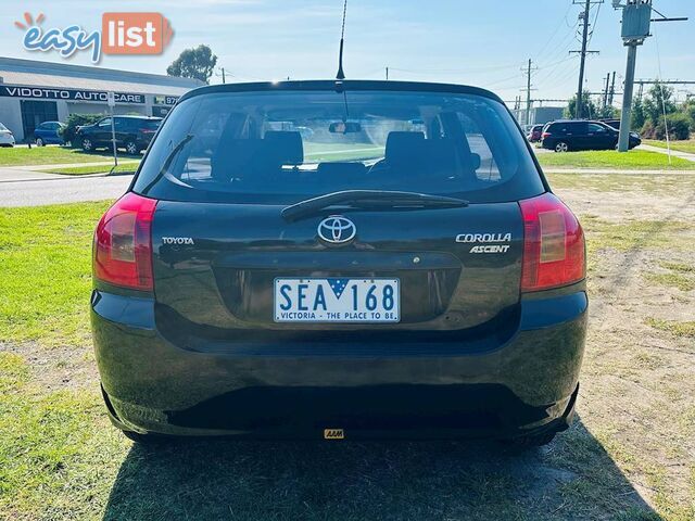 2003  TOYOTA COROLLA Ascent ZZE122R HATCHBACK