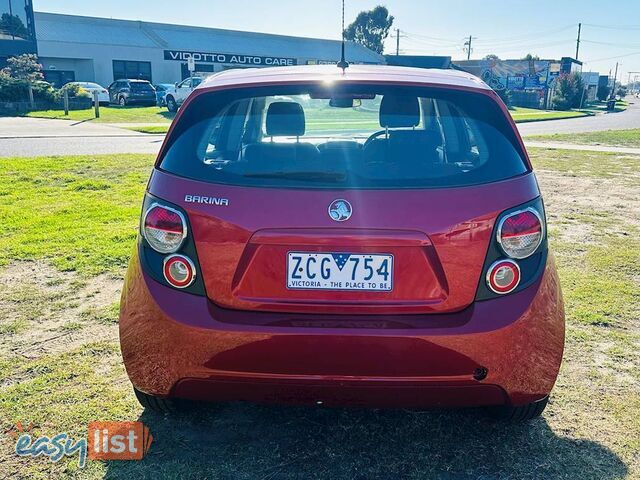 2012  HOLDEN BARINA CDX TM MY13 HATCHBACK