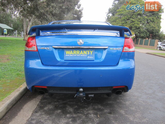 2010 Holden Commodore VE II SV6 Sedan Manual