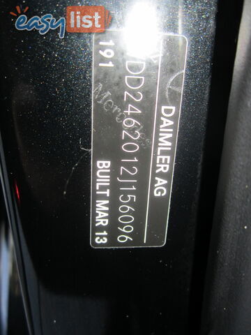 2013 MERCEDES-BENZ B200 CDI BE 246 MY13 5D HATCHBACK