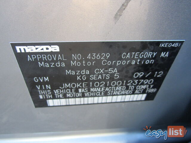 2012 Mazda CX-5 KE1021 GRANDTOURING Wagon Automatic