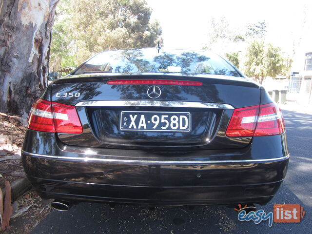 2009 Mercedes-Benz E-Class C207 E 350 AVANTGARDE Coupe Automatic