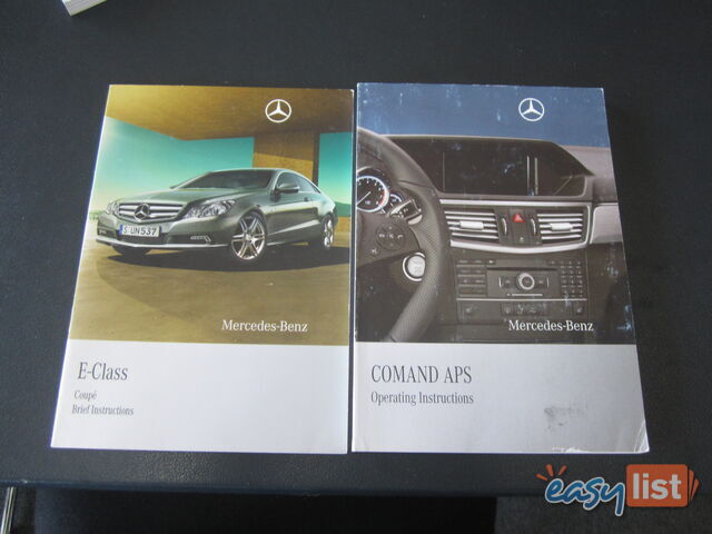 2009 Mercedes-Benz E-Class C207 E 350 AVANTGARDE Coupe Automatic