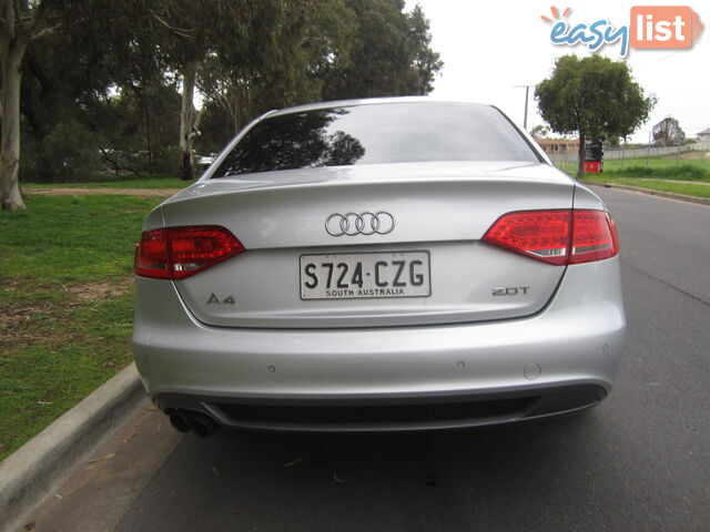2010 Audi A4 B8 8K MY10 2OT Sedan Automatic