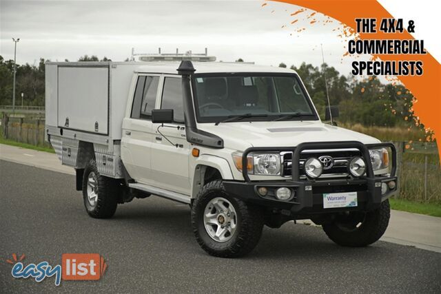 2016 TOYOTA LANDCRUISER GXL DUAL CAB VDJ79R CAB CHASSIS