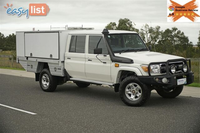 2016 TOYOTA LANDCRUISER GXL DUAL CAB VDJ79R CAB CHASSIS