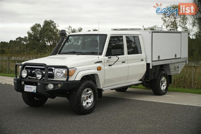 2016 TOYOTA LANDCRUISER GXL DUAL CAB VDJ79R CAB CHASSIS