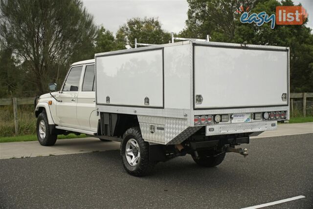 2016 TOYOTA LANDCRUISER GXL DUAL CAB VDJ79R CAB CHASSIS