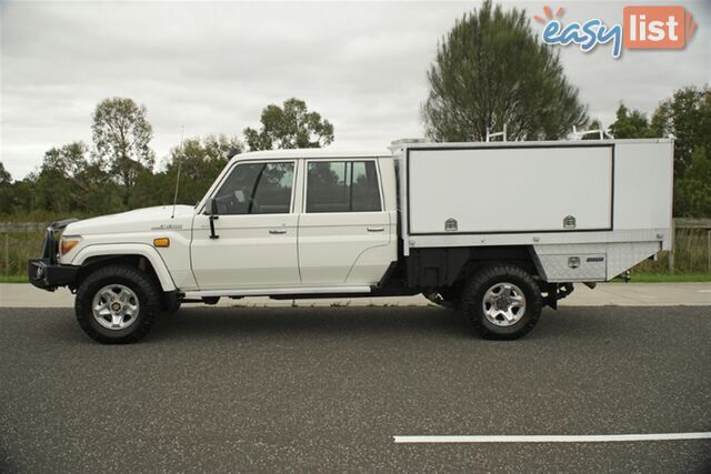 2016 TOYOTA LANDCRUISER GXL DUAL CAB VDJ79R CAB CHASSIS