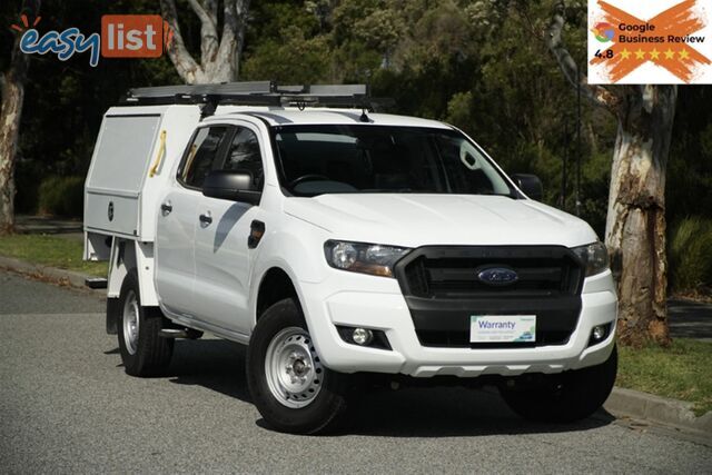 2017 FORD RANGER XL DUAL CAB PX MKII CAB CHASSIS