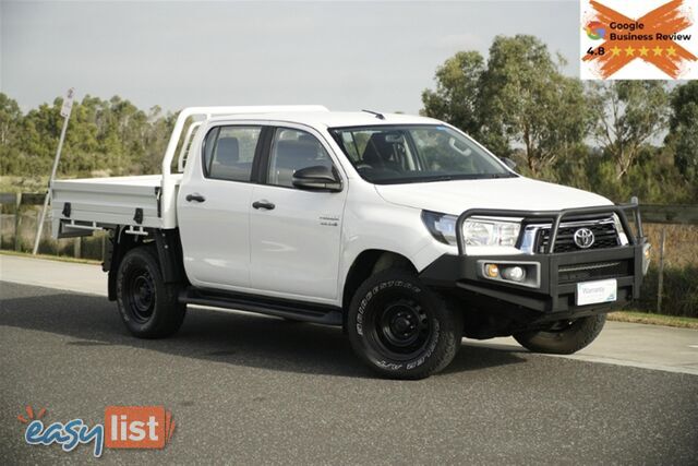 2019 TOYOTA HILUX SR DUAL CAB GUN126R CAB CHASSIS