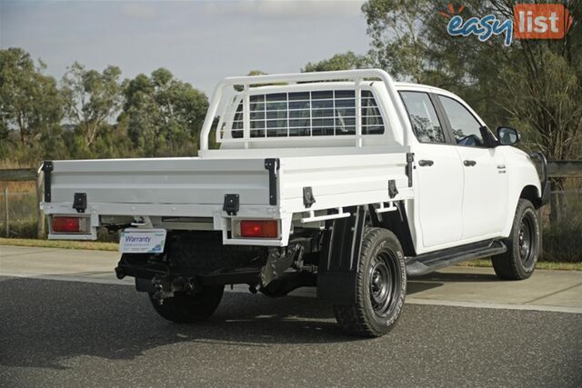 2019 TOYOTA HILUX SR DUAL CAB GUN126R CAB CHASSIS