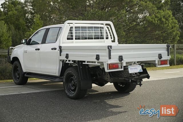 2019 TOYOTA HILUX SR DUAL CAB GUN126R CAB CHASSIS