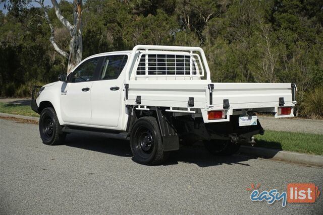 2020 TOYOTA HILUX SR DUAL CAB GUN126R CAB CHASSIS