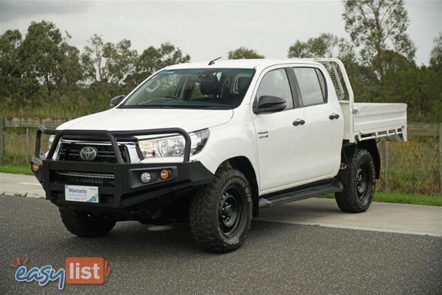 2019 TOYOTA HILUX SR DUAL CAB GUN126R CAB CHASSIS