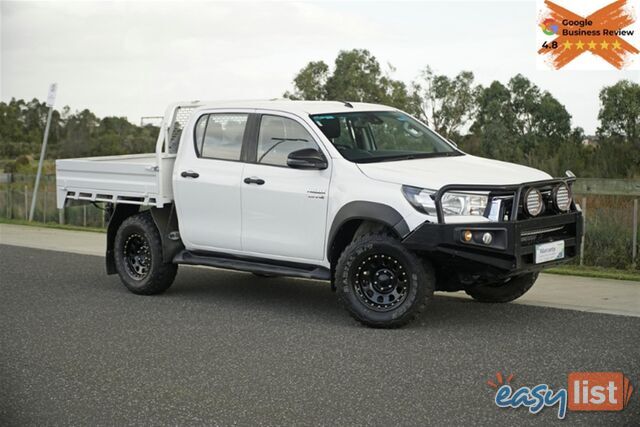 2019 TOYOTA HILUX SR DUAL CAB GUN126R CAB CHASSIS