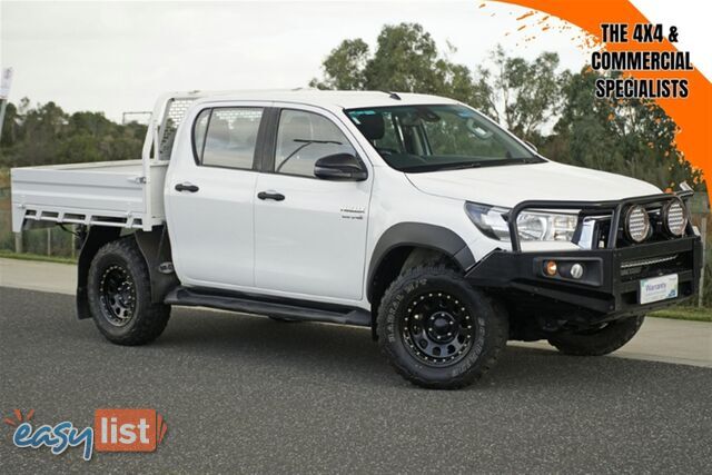 2019 TOYOTA HILUX SR DUAL CAB GUN126R CAB CHASSIS