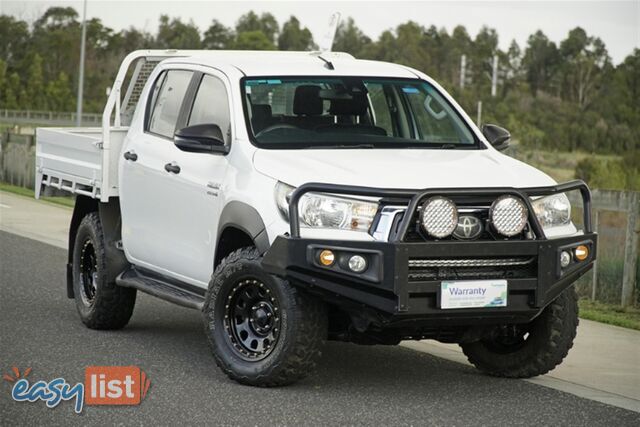 2019 TOYOTA HILUX SR DUAL CAB GUN126R CAB CHASSIS