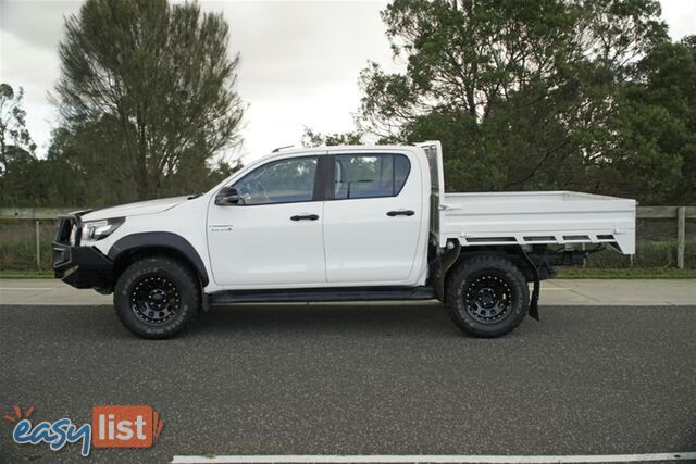 2019 TOYOTA HILUX SR DUAL CAB GUN126R CAB CHASSIS