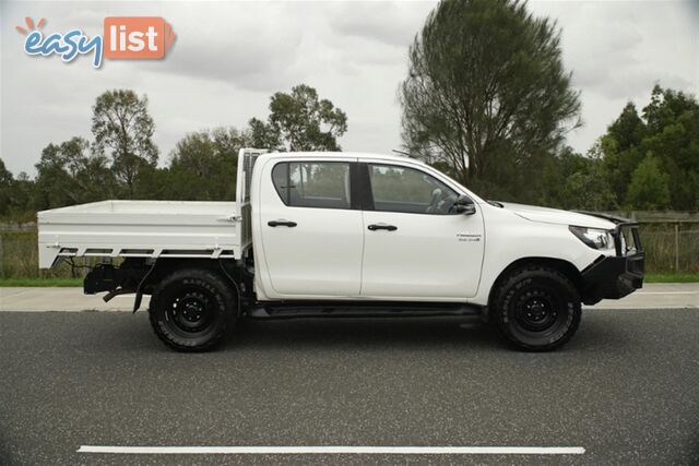 2019 TOYOTA HILUX SR DUAL CAB GUN126R CAB CHASSIS