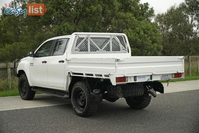 2019 TOYOTA HILUX SR DUAL CAB GUN126R CAB CHASSIS